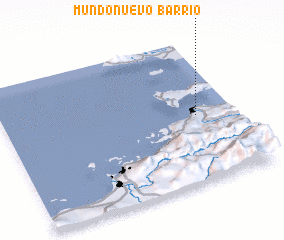 3d view of Barrio Mundo Nuevo